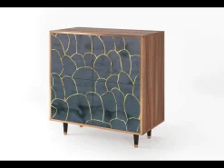 Aparador - 94x96x48 cm - BS3 - Blue Lagoon, Nogal