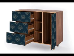 Aparador - 125x98x48 cm - BS2 - Blue Lotus, Nogal