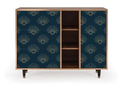 Aparador - 125x98x48 cm - BS2 - Blue Lotus, Nogal