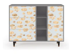 Aparador - 125x98x48 cm - BS2 - Blue Giraffe, Gris