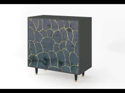 Aparador - 94x96x48 cm - BS3 - Blue Lagoon, Antracita