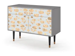 Aparador - 115x85x48 cm - BS4 - Blue Giraffe, Gris