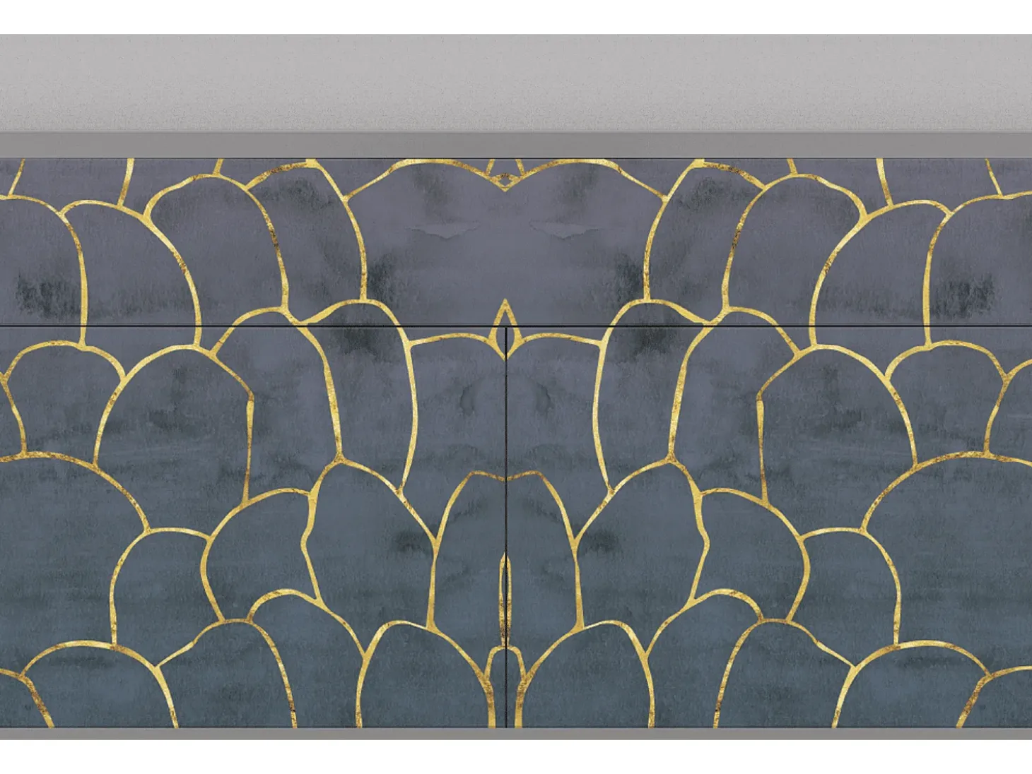 Aparador - 115x85x48 cm - BS4 - Blue Lagoon, Gris