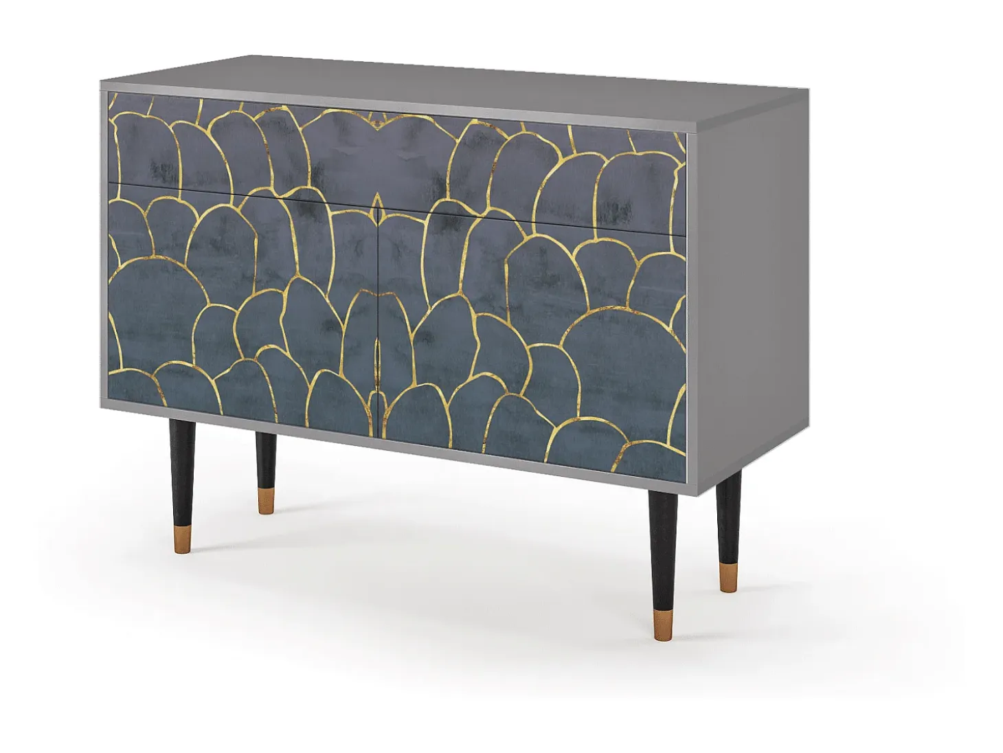 Aparador - 115x85x48 cm - BS4 - Blue Lagoon, Gris
