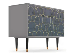 Aparador - 115x85x48 cm - BS4 - Blue Lagoon, Gris