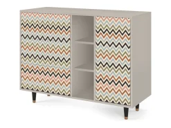 Aparador - 125x98x48 cm - BS2 - Bright Ripple, Arena