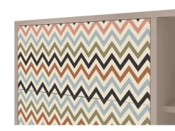Aparador - 125x98x48 cm - BS2 - Bright Ripple, Latte
