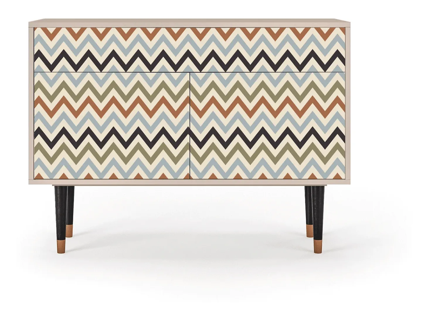Aparador - 115x85x48 cm - BS4 - Bright Ripple, Latte