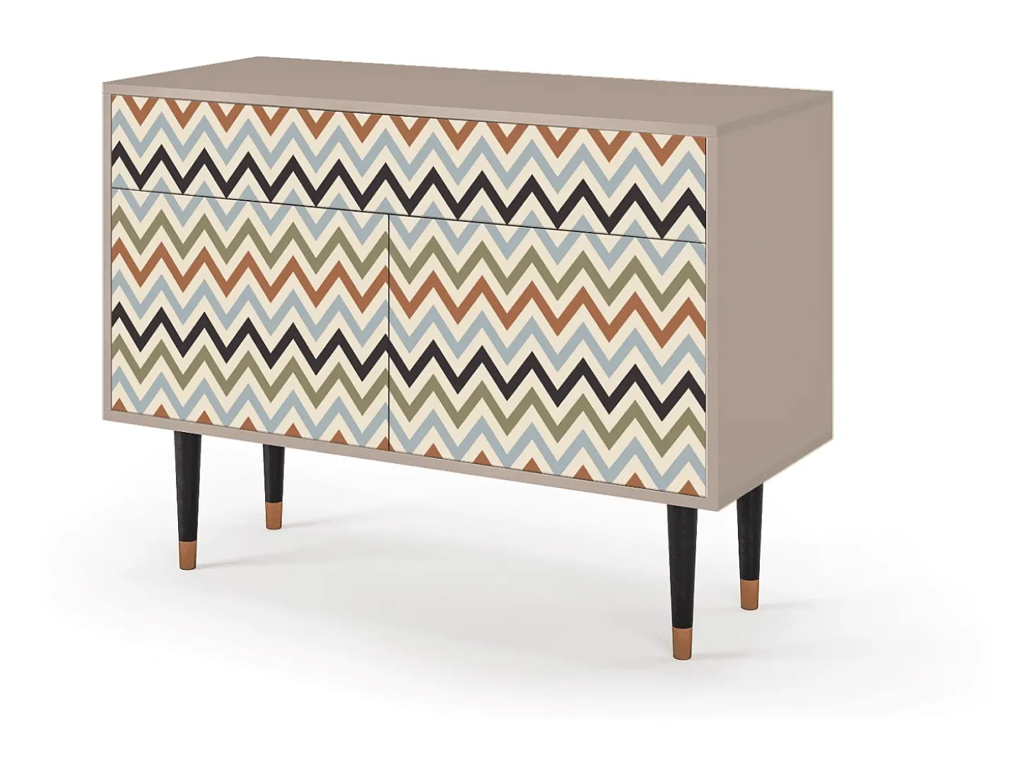 Aparador - 115x85x48 cm - BS4 - Bright Ripple, Latte