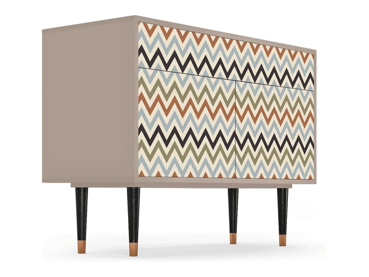 Aparador - 115x85x48 cm - BS4 - Bright Ripple, Latte