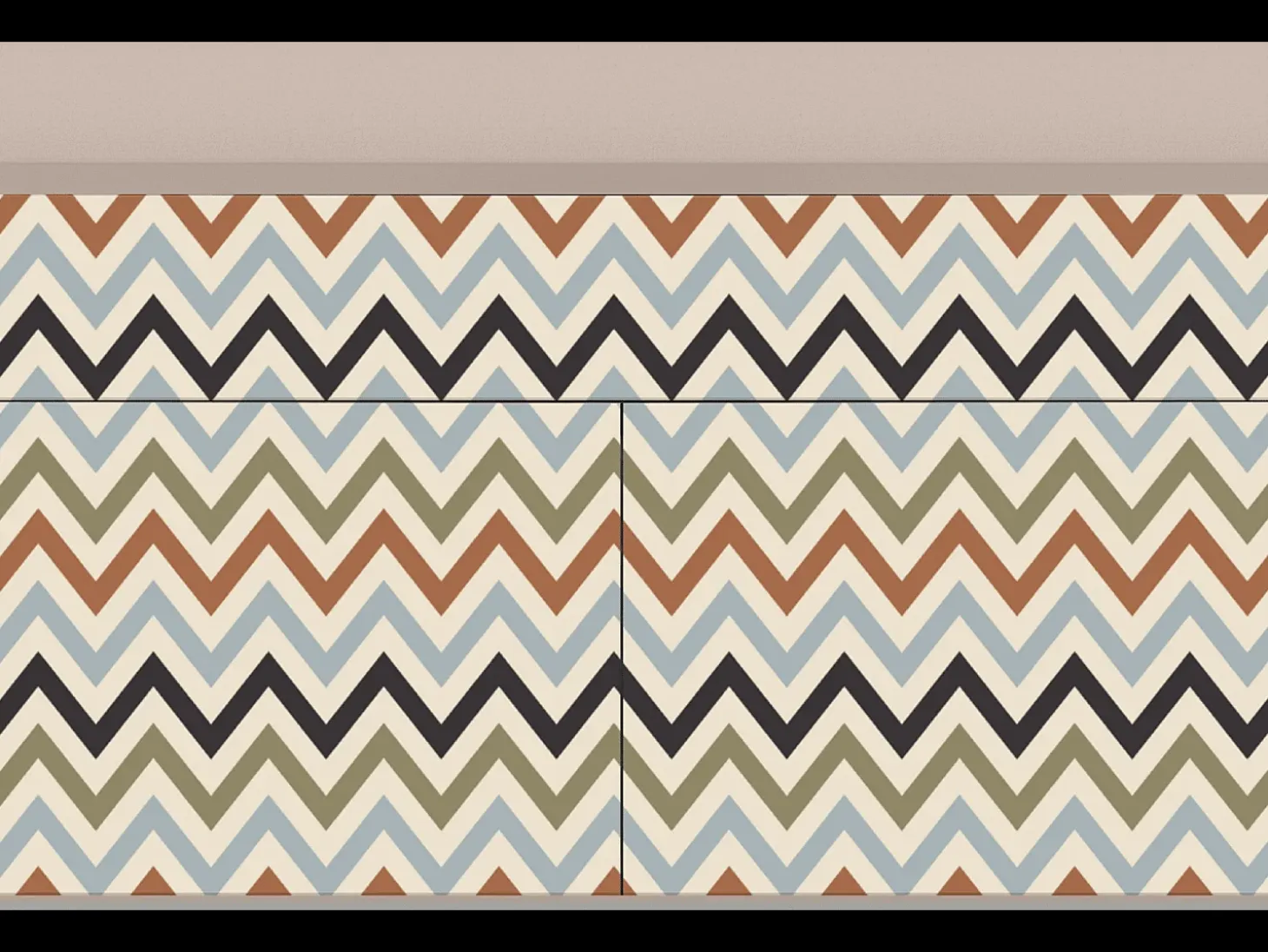 Aparador - 115x85x48 cm - BS4 - Bright Ripple, Latte