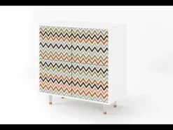 Aparador - 94x96x48 cm - BS3 - Bright Ripple, Blanco