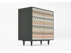 Aparador - 94x96x48 cm - BS3 - Bright Ripple, Antracita