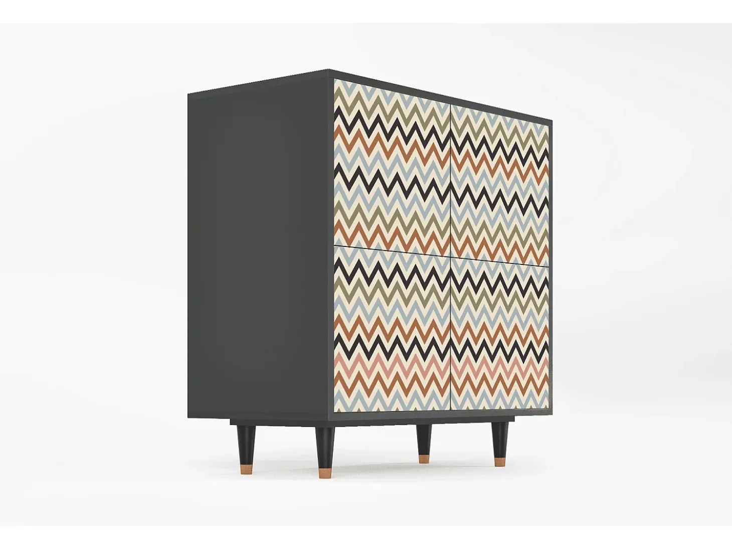 Aparador - 94x96x48 cm - BS3 - Bright Ripple, Antracita