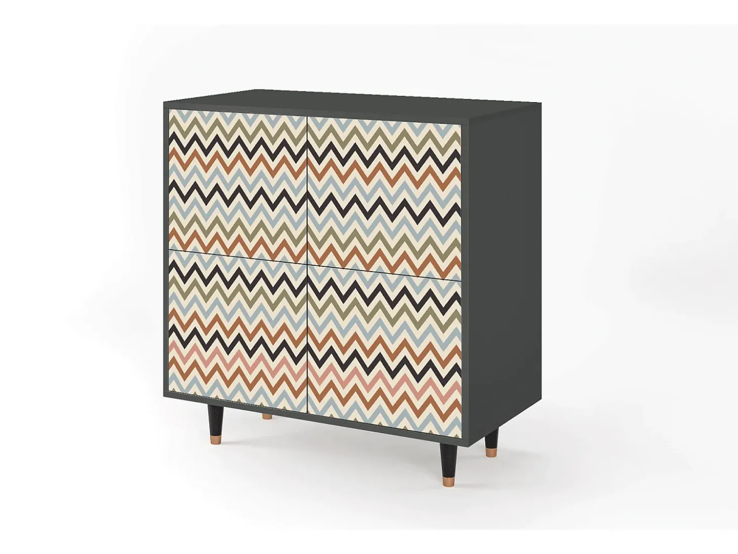 Aparador - 94x96x48 cm - BS3 - Bright Ripple, Antracita