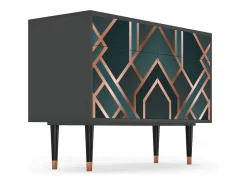 Aparador - 115x85x48 cm - BS4 - Bronze Crossroad, Antracita