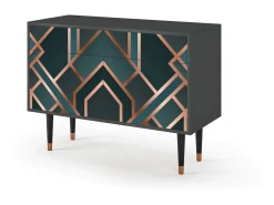 Aparador - 115x85x48 cm - BS4 - Bronze Crossroad, Antracita