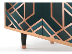Aparador - 94x96x48 cm - BS3 - Bronze Crossroad, Nogal
