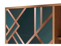 Aparador - 125x98x48 cm - BS2 - Bronze Crossroad, Nogal