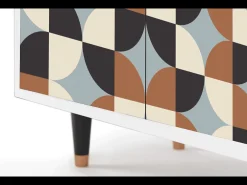 Aparador - 94x96x48 cm - BS3 - Brown Sensation, Blanco