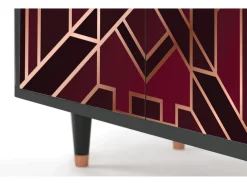 Aparador - 94x96x48 cm - BS3 - Burgundy Jewelery, Antracita