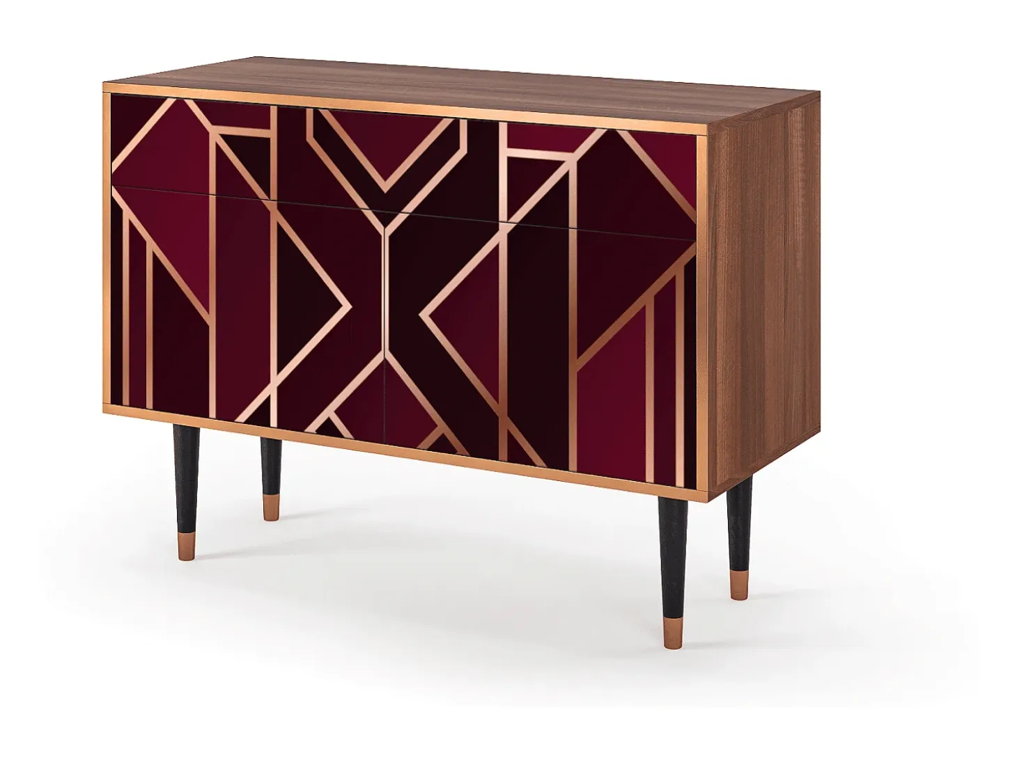Aparador - 115x85x48 cm - BS4 - Burgundy Jewelery, Nogal