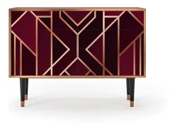 Aparador - 115x85x48 cm - BS4 - Burgundy Jewelery, Nogal
