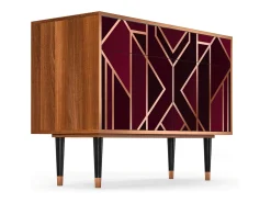 Aparador - 115x85x48 cm - BS4 - Burgundy Jewelery, Nogal