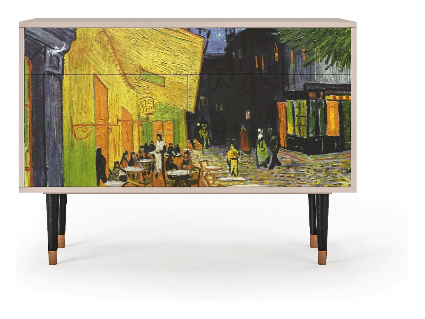Aparador - 115x85x48 cm - BS4 - Café Terrace at Night, Latte
