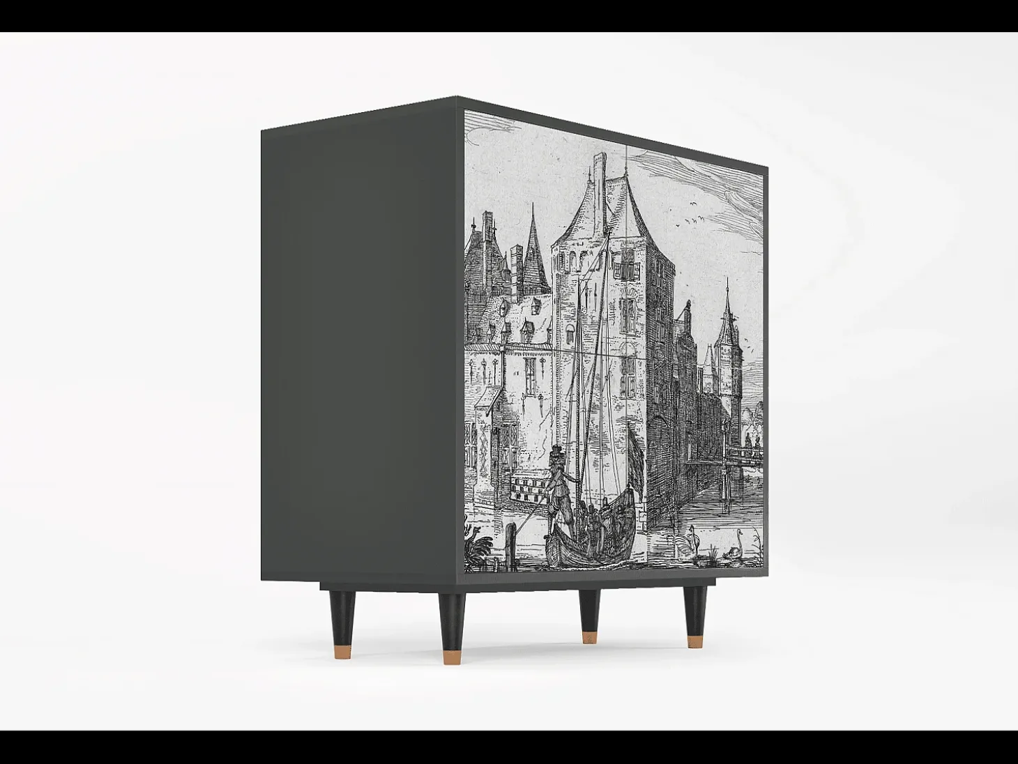 Aparador - 94x96x48 cm - BS3 - Castle by Breugel, Antracita