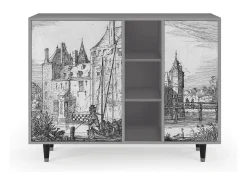 Aparador - 125x98x48 cm - BS2 - Castle by Breugel, Gris
