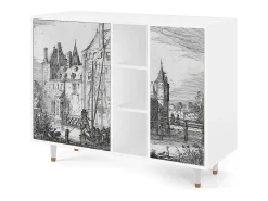 Aparador - 125x98x48 cm - BS2 - Castle by Breugel, Blanco