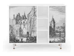 Aparador - 125x98x48 cm - BS2 - Castle by Breugel, Blanco