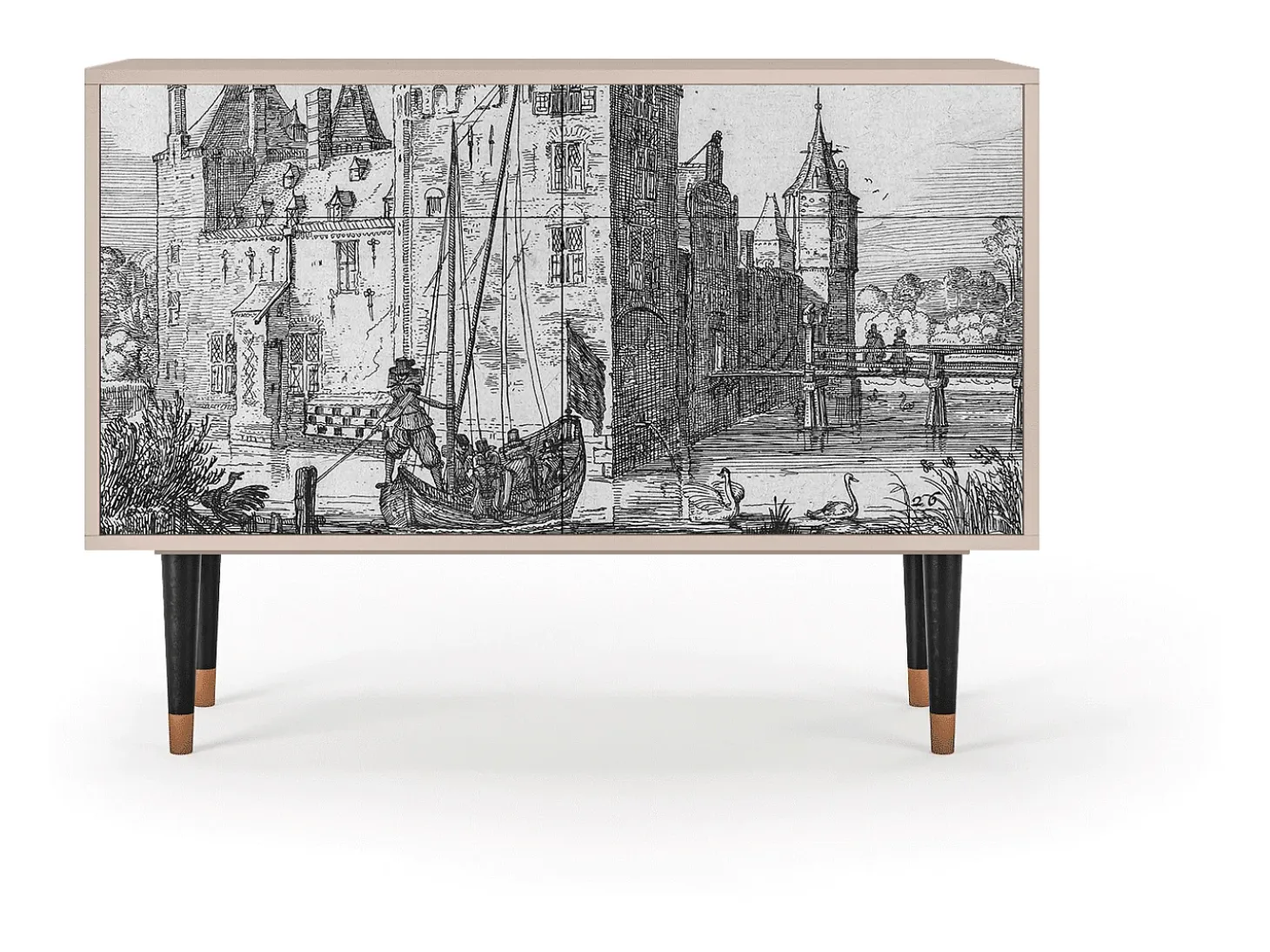 Aparador - 115x85x48 cm - BS4 - Castle by Breugel, Latte