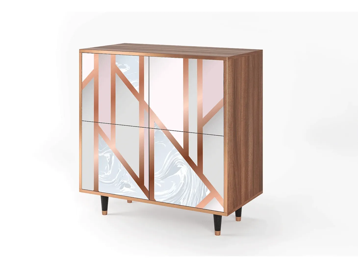 Aparador - 94x96x48 cm - BS3 - Champagne Story, Nogal