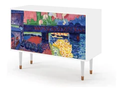 Aparador - 115x85x48 cm - BS4 - Charing Cross Bridge, Blanco