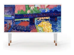Aparador - 115x85x48 cm - BS4 - Charing Cross Bridge, Blanco