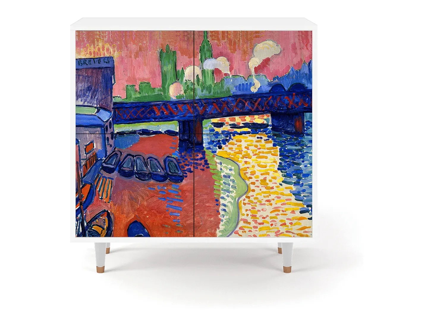Aparador - 94x96x48 cm - BS3 - Charing Cross Bridge, Blanco