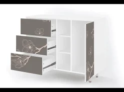 Aparador - 125x98x48 cm - BS2 - Cherry Blossom, Blanco