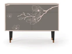 Aparador - 115x85x48 cm - BS4 - Cherry Blossom, Latte