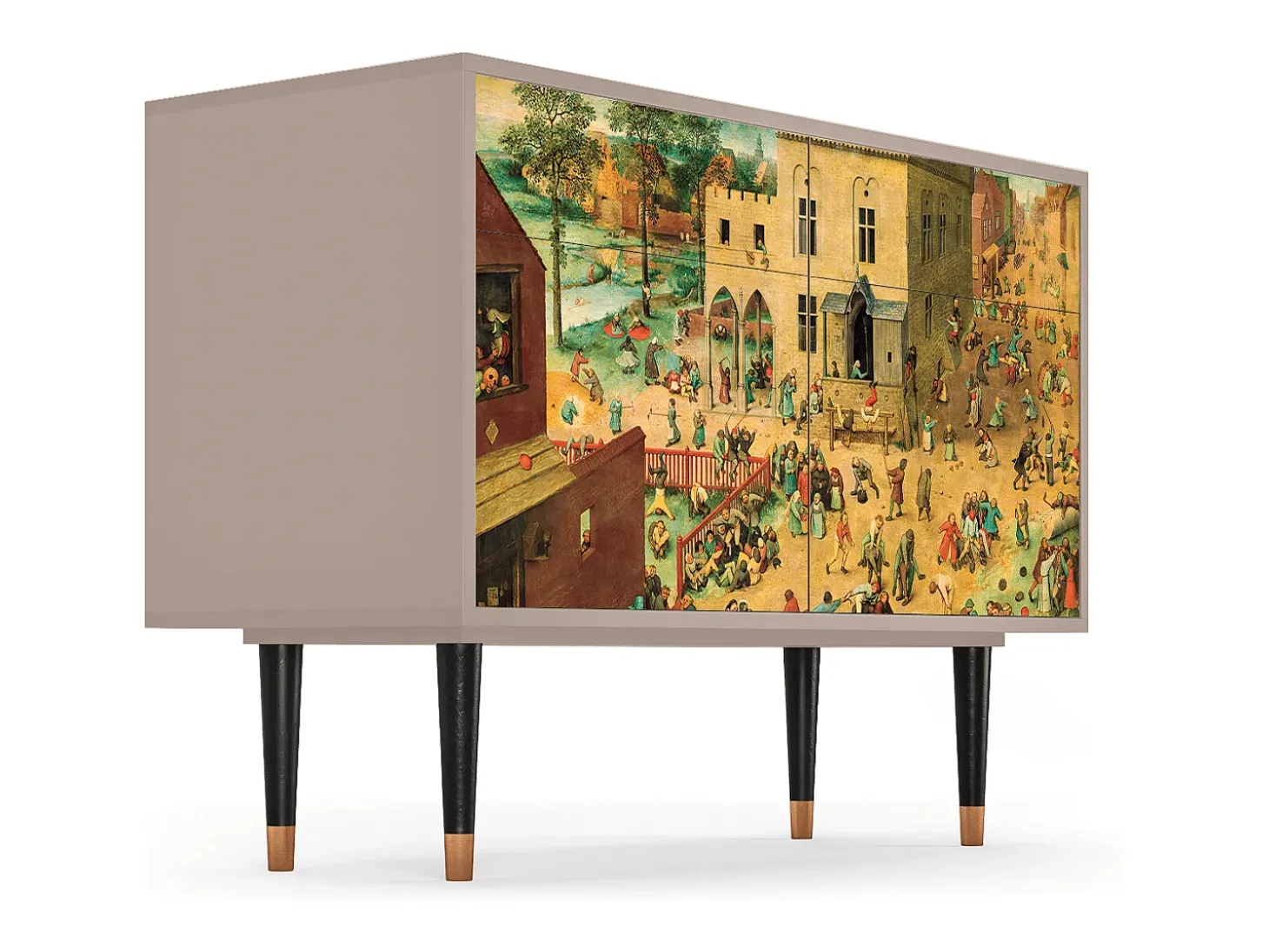Aparador - 115x85x48 cm - BS4 - Children Games, Latte