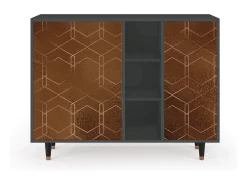 Aparador - 125x98x48 cm - BS2 - Chocolate Bar, Antracita