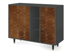 Aparador - 125x98x48 cm - BS2 - Chocolate Bar, Antracita
