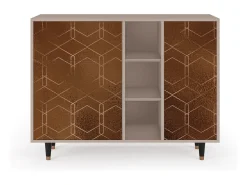 Aparador - 125x98x48 cm - BS2 - Chocolate Bar, Latte