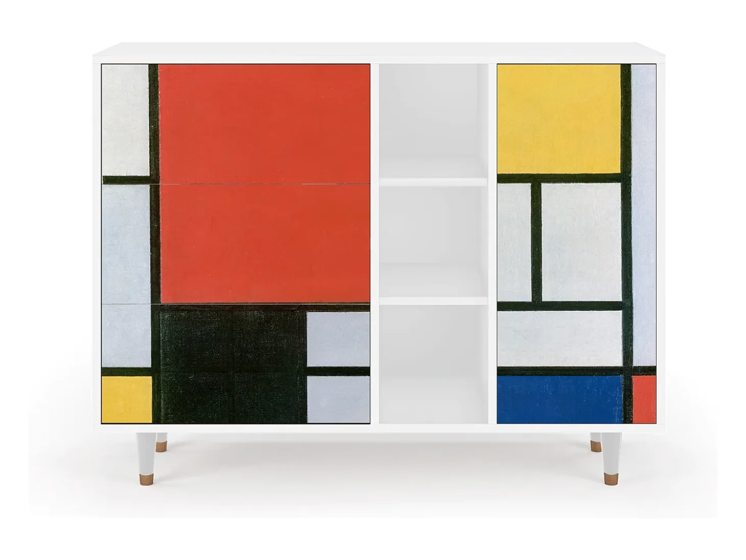 Aparador - 125x98x48 cm - BS2 - Composition, Blanco