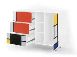 Aparador - 125x98x48 cm - BS2 - Composition, Blanco