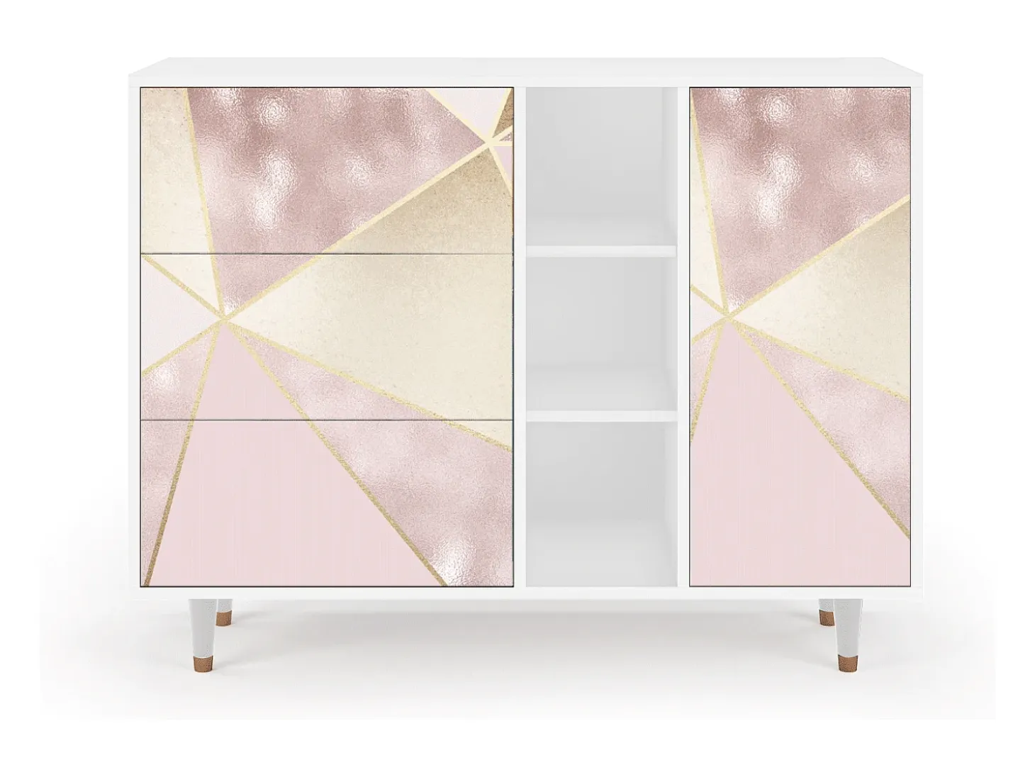 Aparador - 125x98x48 cm - BS2 - Cosmopolitan Diva, Blanco