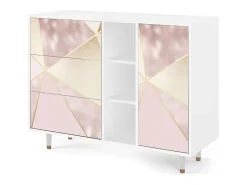 Aparador - 125x98x48 cm - BS2 - Cosmopolitan Diva, Blanco