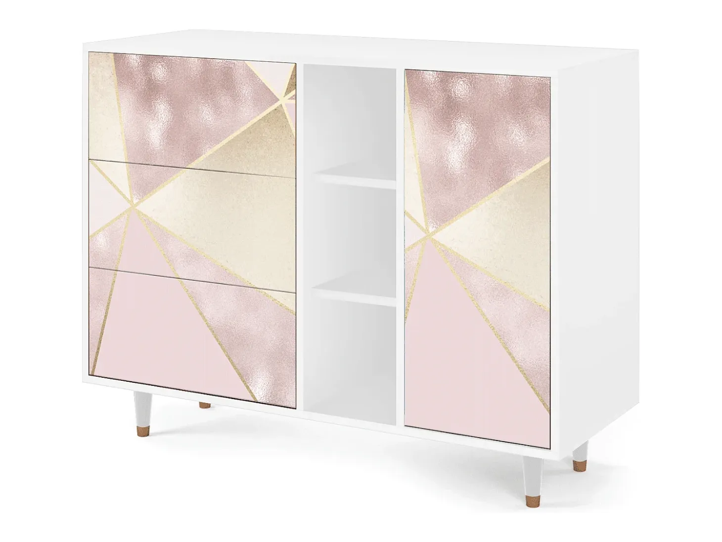 Aparador - 125x98x48 cm - BS2 - Cosmopolitan Diva, Blanco