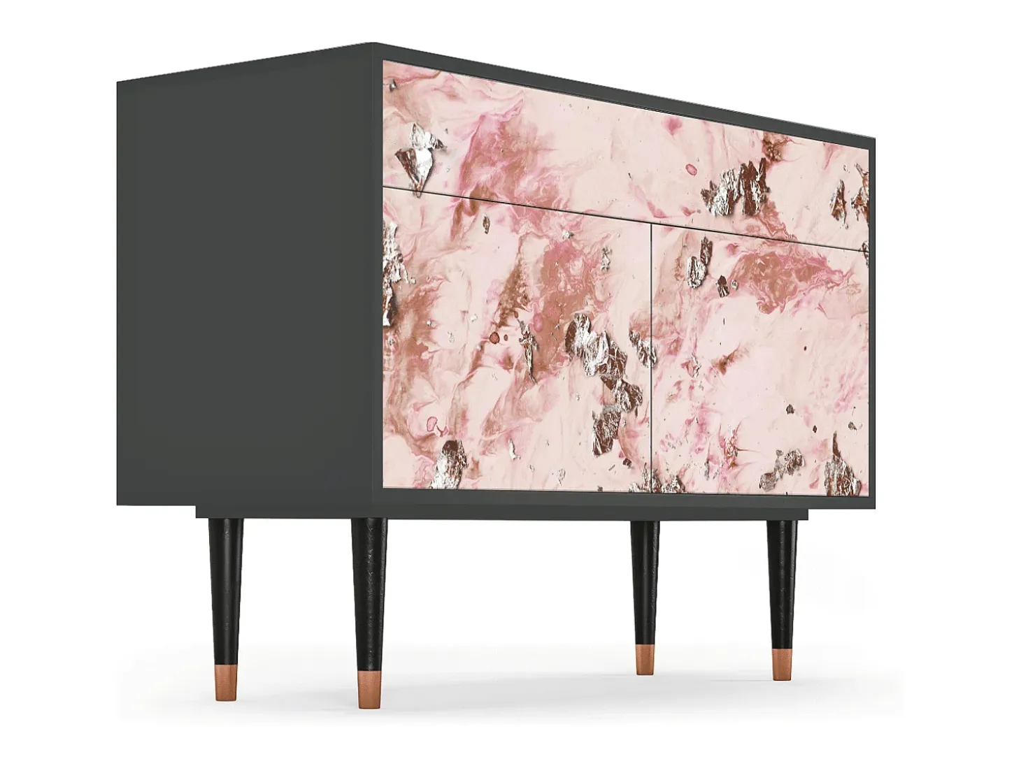 Aparador - 115x85x48 cm - BS4 - Cotton Candy, Antracita